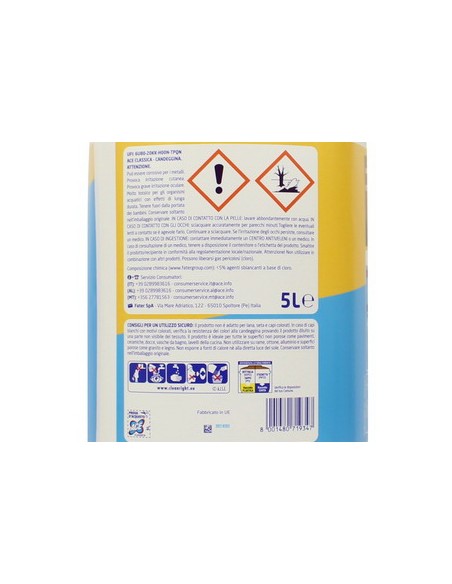 ace candeggina casa e bucato - 5 litri - classica: tuttocasashop.it: prodotti per bucato e tessuti