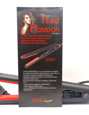 dune 90 red passion - piastra basculante stirante modellante - ceramica: tuttocasashop.it: altro - bazar