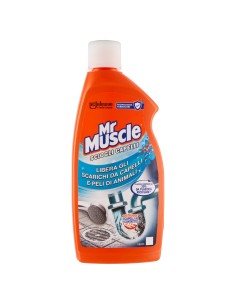 mr muscle sciogli capelli gel 500ml - libera gli scarichi da capelli e peli: tuttocasashop.it: pulizia e cura della casa