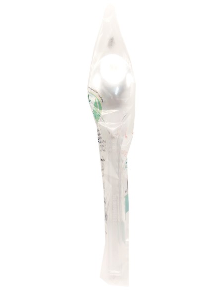 vip 30 cucchiai riutilizzabili in plastica 17cm - trasparenti - ecocrystal: tuttocasashop.it: carta & monouso