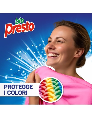 bio presto detersivo lavatrice liquido 50 lavaggi 2250ml - color: tuttocasashop.it: prodotti per bucato e tessuti