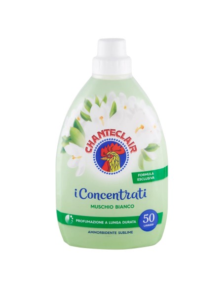 chanteclair ammorbidente concentrato - 50 lavaggi 1 litro - muschio bianco: tuttocasashop.it: prodotti per bucato e tessuti