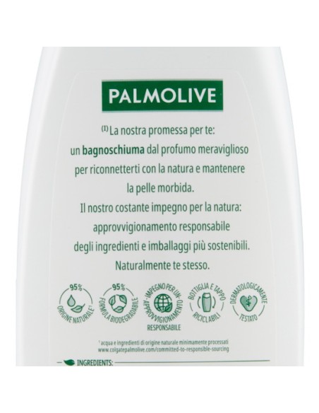 palmolive naturals bagnoschiuma 350ml - fiori di mandorlo e latte idratante: tuttocasashop.it: igiene e cura della persona