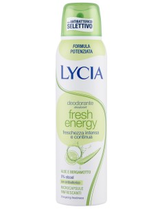 lycia deodorante spray 150ml - fresh energy: tuttocasashop.it: igiene e cura della persona