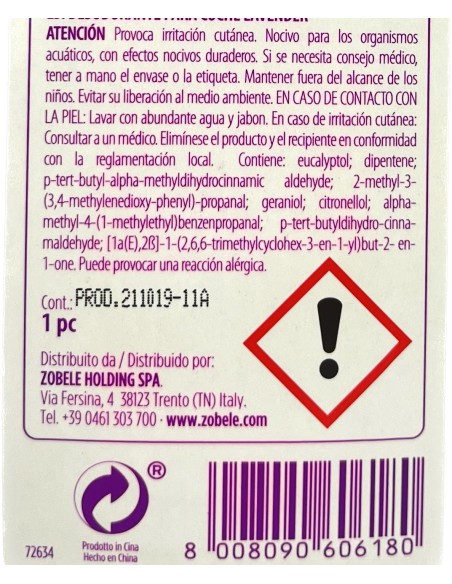 aria vera deodorante per auto - lavender: tuttocasashop.it: pulizia e cura della casa