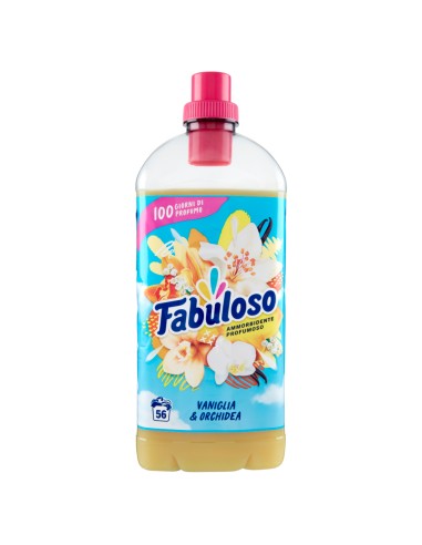 fabuloso ammorbidente per bucato - 56 lavaggi 1250ml - vaniglia e orchidea: tuttocasashop.it: prodotti per bucato e tessuti