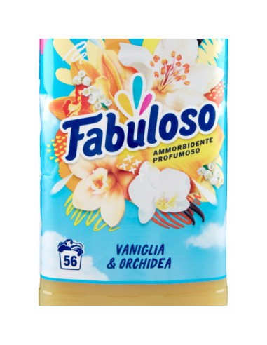 fabuloso ammorbidente per bucato - 56 lavaggi 1250ml - vaniglia e orchidea: tuttocasashop.it: prodotti per bucato e tessuti