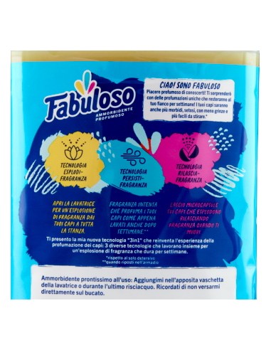 fabuloso ammorbidente per bucato - 56 lavaggi 1250ml - vaniglia e orchidea: tuttocasashop.it: prodotti per bucato e tessuti