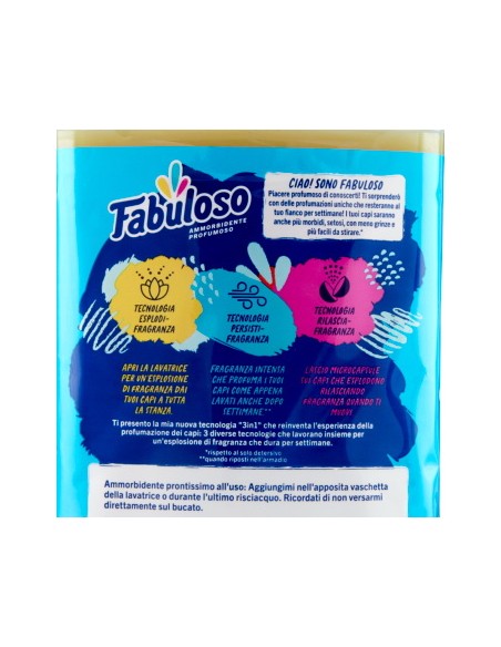 fabuloso ammorbidente per bucato - 56 lavaggi 1250ml - vaniglia e orchidea: tuttocasashop.it: prodotti per bucato e tessuti