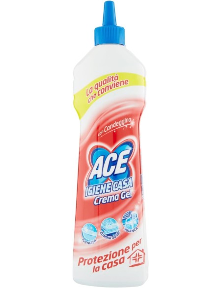 ace igiene casa crema gel 500ml - protezione per la casa con candeggina: tuttocasashop.it: pulizia e cura della casa
