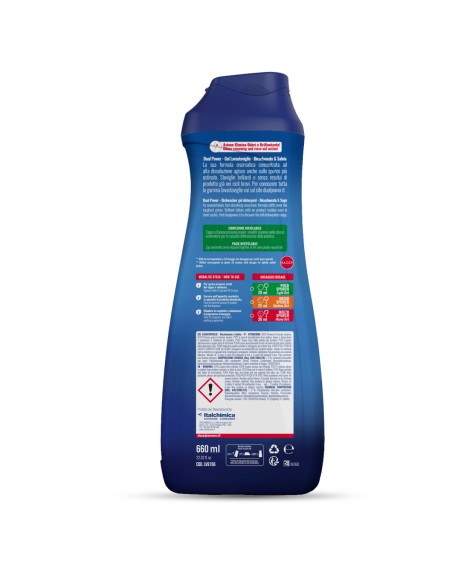 dual power detersivo gel lavastoviglie 660ml 33 lavaggi - bicarbonato salvia: tuttocasashop.it: pulizia e cura della casa