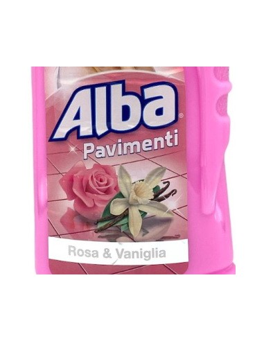 alba pavimenti detergente liquido - 1 litro - rosa e vaniglia: tuttocasashop.it: pulizia e cura della casa