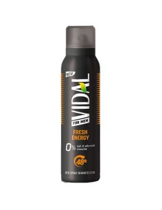 vidal deodorante spray - 150ml - for men energy fresh 48h: tuttocasashop.it: igiene e cura della persona