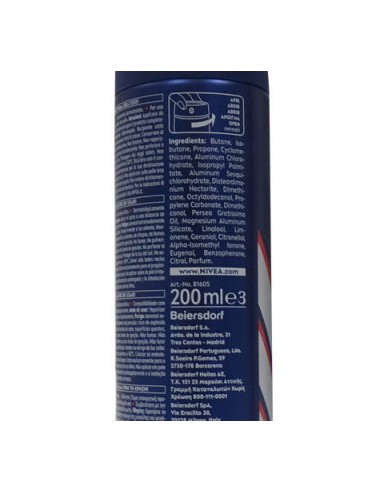 nivea deodorante spray formato maxi 200ml - for men - dry impact active: tuttocasashop.it: igiene e cura della persona