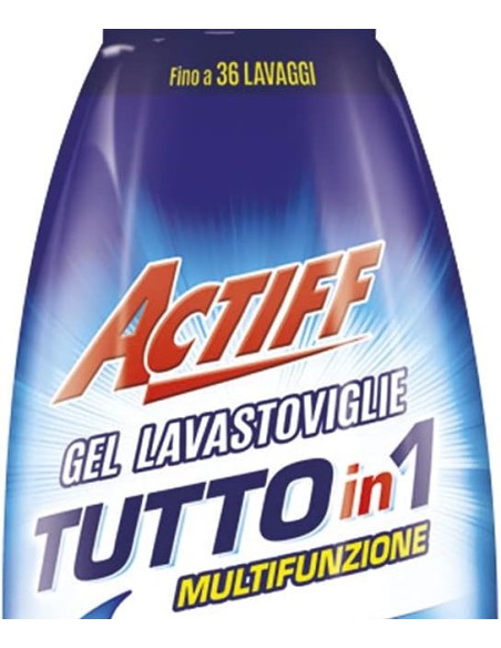 actiff gel lavastoviglie tutto in 1 - 36 lavaggi - 720ml: tuttocasashop.it: pulizia e cura della casa