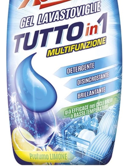 actiff gel lavastoviglie tutto in 1 - 36 lavaggi - 720ml: tuttocasashop.it: pulizia e cura della casa