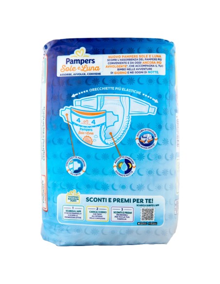 pampers sole e luna pannolini - taglia 5 junior 11-25kg - 15 pezzi: tuttocasashop.it: igiene e cura della persona