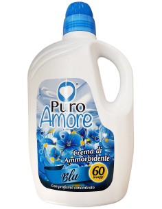 puro amore ammorbidente concentrato - 60 lavaggi - 3 litri - blu: tuttocasashop.it: prodotti per bucato e tessuti
