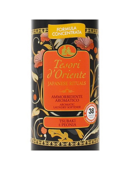 tesori d'oriente ammorbidente - 38 lavaggi 760ml - japanese tsubaki e peonia: tuttocasashop.it: prodotti per bucato e tessuti