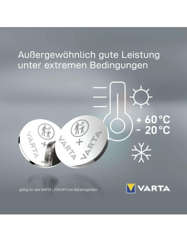 varta 2 pile bottone formato 2016 lithio per telecomadi auto e cancelli: tuttocasashop.it: altro - bazar