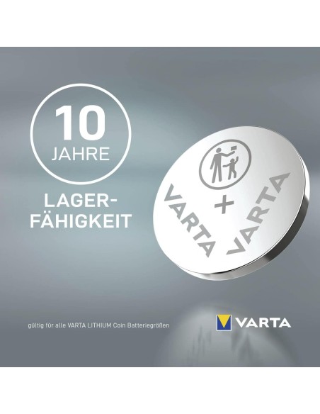 varta 2 pile bottone formato 2016 lithio per telecomadi auto e cancelli: tuttocasashop.it: altro - bazar