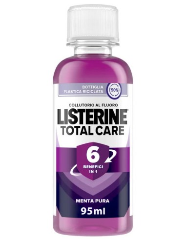 listerine collutorio mini 95ml - total care - formato viaggio - travel size: tuttocasashop.it: igiene e cura della persona