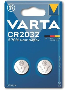 varta 2 pile bottone formato 2032 lithio per telecomadi auto e cancelli: tuttocasashop.it: altro - bazar