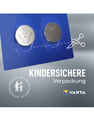 varta 2 pile bottone formato 2032 lithio per telecomadi auto e cancelli: tuttocasashop.it: altro - bazar