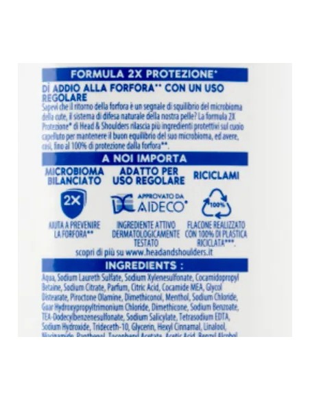 head & shoulders shampoo antiforfora 250ml - menthol fresh - mentolo: tuttocasashop.it: igiene e cura della persona