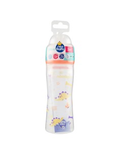 neobaby biberon in plastica collo largo - 250ml - 2m+ - dino arancione: tuttocasashop.it: igiene e cura della persona