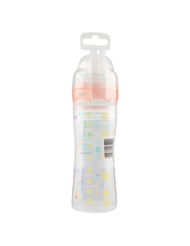 neobaby biberon in plastica collo largo - 250ml - 2m+ - dino arancione: tuttocasashop.it: igiene e cura della persona