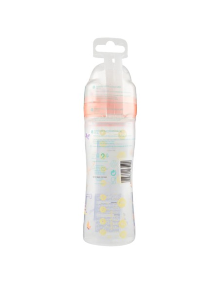 neobaby biberon in plastica collo largo - 250ml - 2m+ - dino arancione: tuttocasashop.it: igiene e cura della persona
