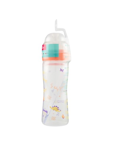 neobaby biberon in plastica collo largo - 250ml - 2m+ - dino arancione: tuttocasashop.it: igiene e cura della persona