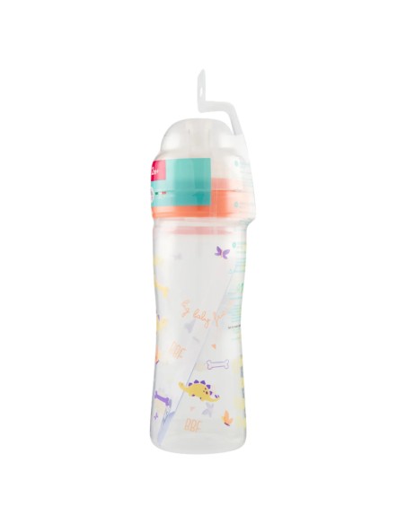 neobaby biberon in plastica collo largo - 250ml - 2m+ - dino arancione: tuttocasashop.it: igiene e cura della persona