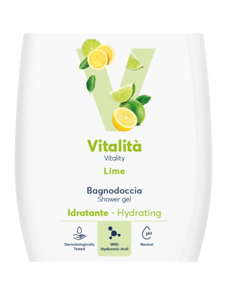 dermomed bagnodoccia 650ml - ph neutro - vitalita' al lime: tuttocasashop.it: igiene e cura della persona