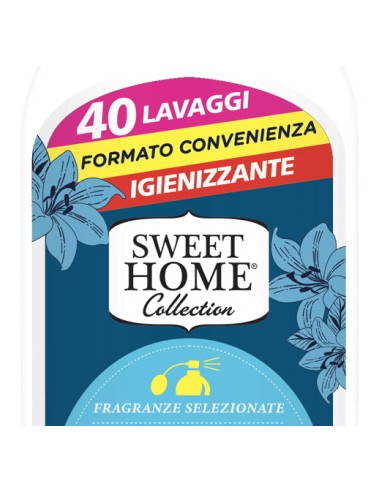 sweet home ammorbidente concentrato - 40 lavaggi - 1 litro - talco: tuttocasashop.it: prodotti per bucato e tessuti