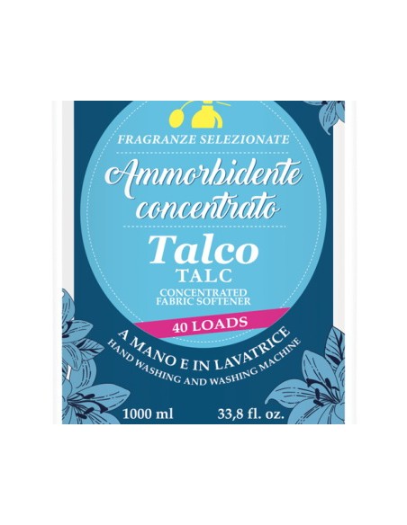 sweet home ammorbidente concentrato - 40 lavaggi - 1 litro - talco: tuttocasashop.it: prodotti per bucato e tessuti