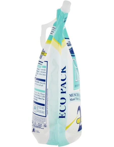 mil mil sapone liquido - ecoricarica - 2 litri - muschio bianco: tuttocasashop.it: igiene e cura della persona
