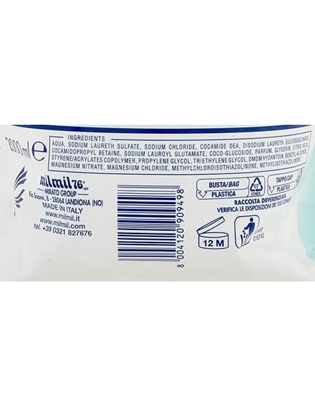 mil mil sapone liquido - ecoricarica - 2 litri - muschio bianco: tuttocasashop.it: igiene e cura della persona