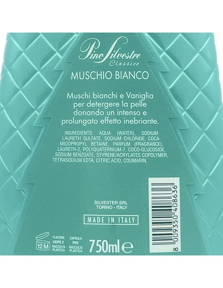 pino silvestre bagnoschiuma 750ml - muschio bianco: tuttocasashop.it: igiene e cura della persona