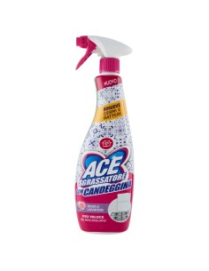 ace detergente spray - 600ml - sgrassatore con candeggina: tuttocasashop.it: pulizia e cura della casa