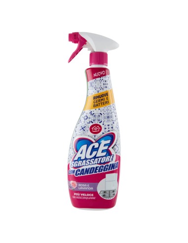 ace detergente spray - 600ml - sgrassatore con candeggina: tuttocasashop.it: pulizia e cura della casa