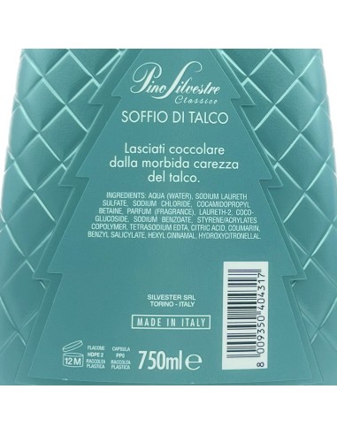 pino silvestre bagnoschiuma 750ml - soffio di talco: tuttocasashop.it: igiene e cura della persona