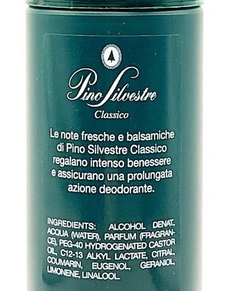 pino silvestre deo profumo natural vapo 125ml - classico - uomo: tuttocasashop.it: igiene e cura della persona