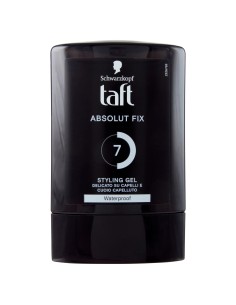 taft gel per capelli 300ml - 07 absolut fix - waterproof: tuttocasashop.it: igiene e cura della persona