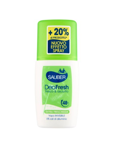 sauber deo care deodorante vapo effetto spray - 90ml - deodry - 48h: tuttocasashop.it: igiene e cura della persona