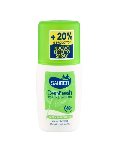 sauber deo care deodorante vapo effetto spray - 90ml - deodry - 48h: tuttocasashop.it: igiene e cura della persona