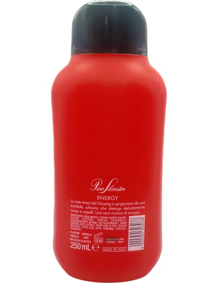 pino silvestre doccia shampoo - 250ml - energy: tuttocasashop.it: igiene e cura della persona