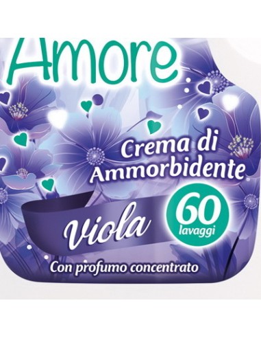 puro amore ammorbidente concentrato - 60 lavaggi - 3 litri - viola: tuttocasashop.it: prodotti per bucato e tessuti
