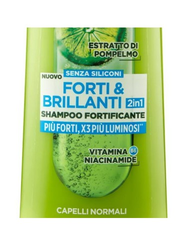 fructis shampoo 250ml - 2in1 con balsamo - per capelli normali: tuttocasashop.it: igiene e cura della persona